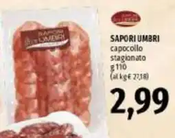 Emi Supermercati Sapori umbri capocollo stagionato offerta