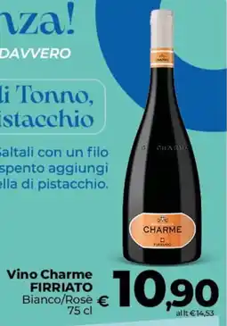 Ipercoop Radenza Vino Charme Firriato Bianco/Rosè offerta