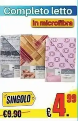 Pewex Completo letto in microfibra offerta