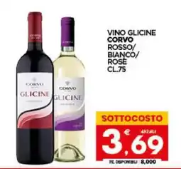 Eurospar VINO GLICINE CORVO offerta