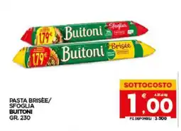 Eurospar PASTA BRISÉE/SFOGLIA offerta