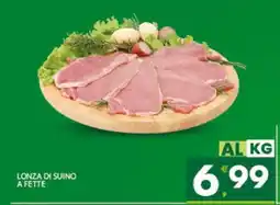 Eurospar Lonza di Suino a Fette offerta