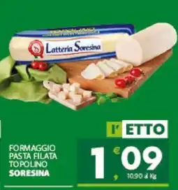 Eurospar FORMAGGIO PASTA FILATA TOPOLINO offerta