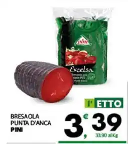 Eurospar Bresaola Punta d'Anca offerta