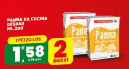 Eurospar PANNA DA CUCINA DESPAR offerta