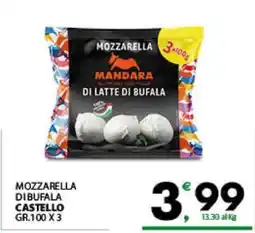 Eurospar MOZZARELLA DI BUFALA CASTELLO offerta