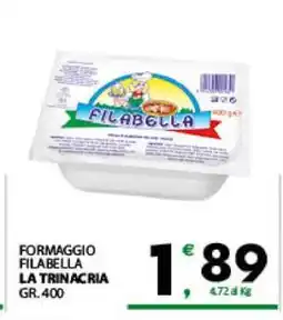 Eurospar FORMAGGIO FILABELLA offerta