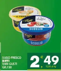 Eurospar Sugo fresco BIFFI offerta