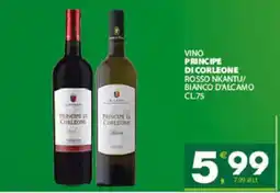 Eurospar Vino Principe di Corleone offerta