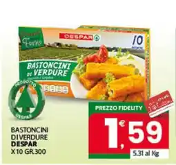 Eurospar BASTONCINI DI VERDURE DESPAR offerta