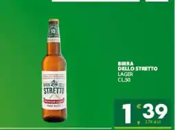 Eurospar BIRRA DELLO STRETTO offerta