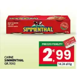 Eurospar CARNE SIMMENTHAL offerta