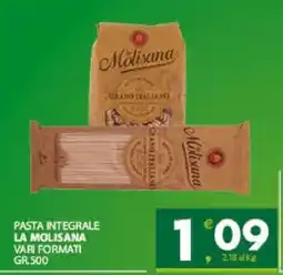 Eurospar PASTA INTEGRALE LA MOLISANA offerta