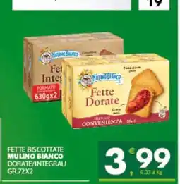 Eurospar Fette Biscottate Mulino Bianco offerta