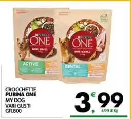 Eurospar CROCCHETTE PURINA ONE MY DOG offerta