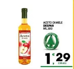 Eurospar ACETO DI MELE DESPAR offerta