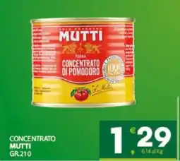 Eurospar CONCENTRATO MUTTI offerta