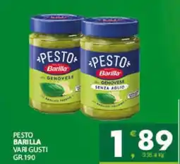 Eurospar Pesto Barilla offerta