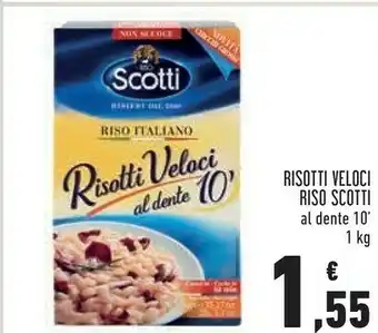 Conad Riso scotti risotti veloci al dente offerta