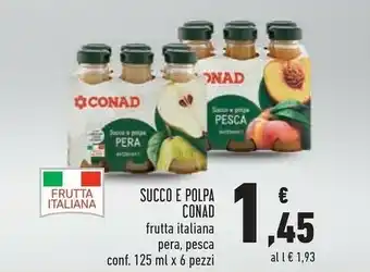 Conad Conad - succo e polpa pesca 750 g(ml) offerta