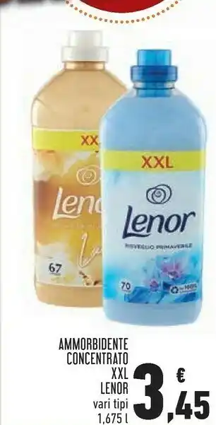 Conad Lenor ammornidente concentrato xxl offerta