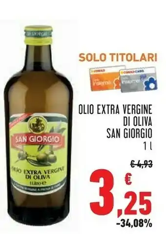 Conad Olio extra vergine di oliva offerta