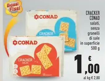 Conad Superstore Conad cracker salati offerta