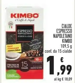 Conad Superstore Cialde espresso napoletano 109.5 g offerta