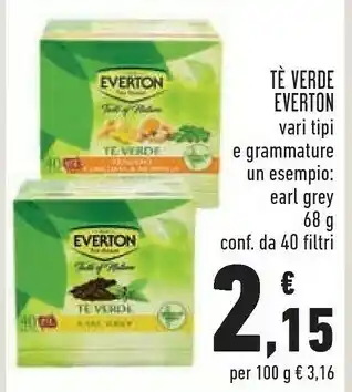 Conad Superstore Te verde 68 g offerta
