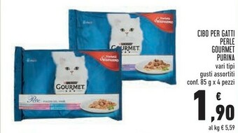 Conad Superstore Cibo per gatti perle gourmet offerta