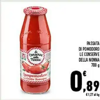 Conad City Passata di pomodoro 700 g(ml) offerta