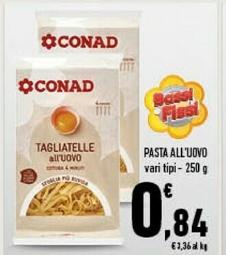 Conad City Pasta all'uovo offerta