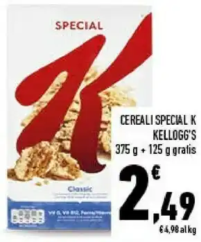 Conad City Cereali special k salati preziosi offerta