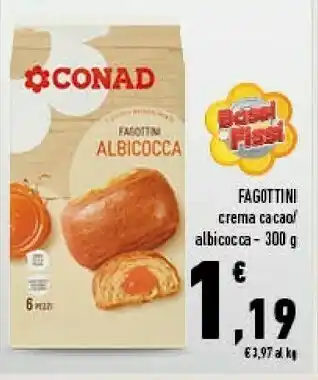 Conad City Conad fagottini crema cacao offerta