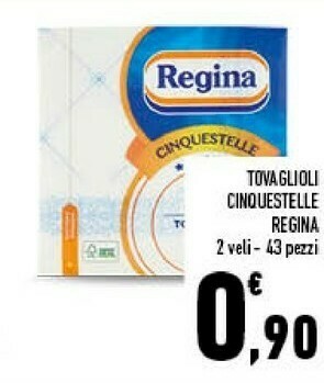 Conad City Regina tovaglioli cinquestelle offerta
