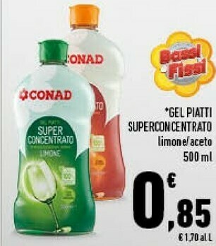 Conad City Gel piatti super concentrato offerta