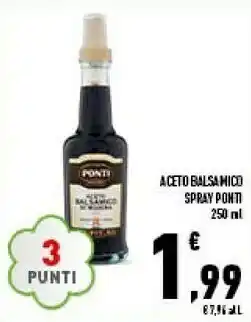 Conad City Aceto balsamico 250 g(ml) offerta