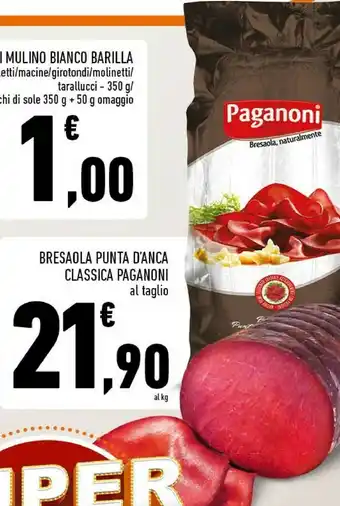 Conad Paganoni bresaola punta d'anca classica offerta