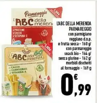 Conad L'abc della merenda con snack offerta