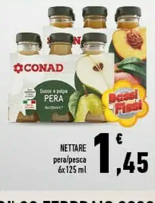 Conad Conad nettare pera offerta