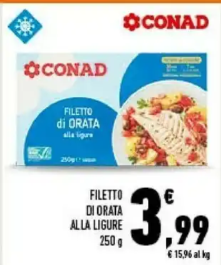 Conad Filetto di orata alla ligure offerta