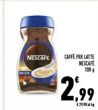Conad caffe per latte offerta