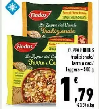 Conad Findus zuppa offerta