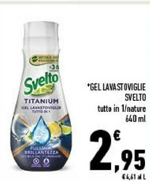 Conad Svelto gel lavastoviglie offerta