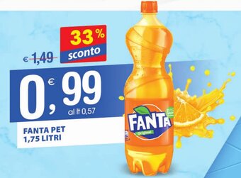Qui Discount Fanta Pet 1,75 litri offerta