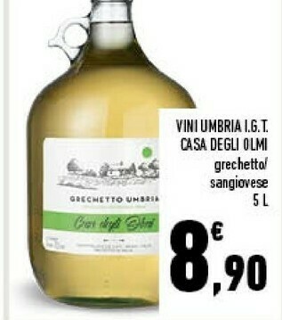 Casa degli olmi vini umbria igt