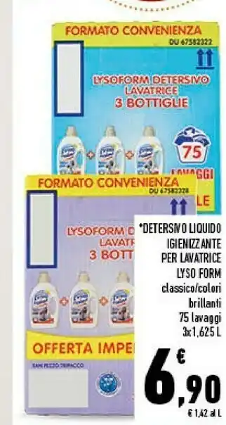 Conad Superstore Detersivo liquido igienizzante per lavatrice offerta
