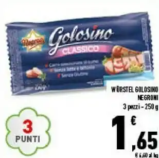 Conad Superstore Wurstel golosinio offerta
