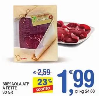 Qui Discount Bresaola Atp a Fette 80gr offerta