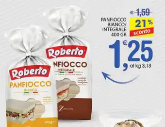 Qui Discount Roberto Panfiocco Bianco/Integrale 400gr offerta